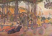 Henri Edmond Cross Evening Breeze (mk06) oil painting on canvas
